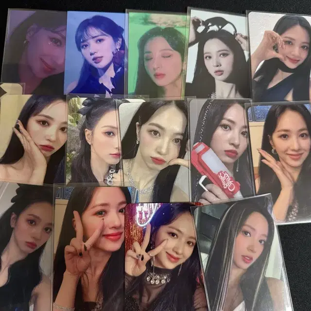 체리블렛 지원 허지원 퀸덤퍼즐 앨범 특전 포카 포토카드 일괄