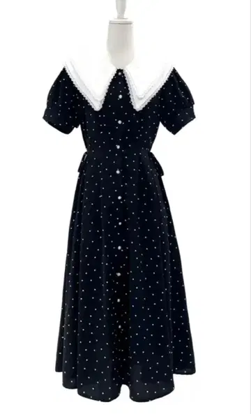 DearmyloveRose 더블 빅 칼라 셔츠 원피스 4L