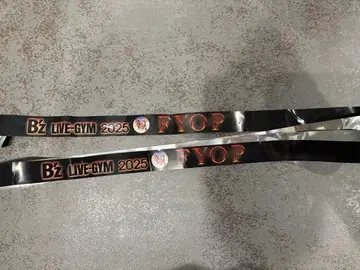 B'z LIVE-GYM2025 FY0P 은색 테이프 1개