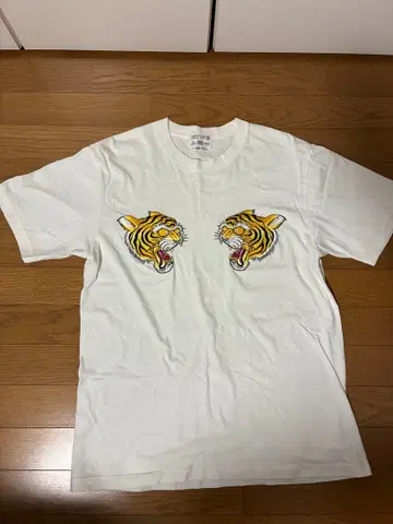 코어 파이터 호랑이 자수 T셔츠