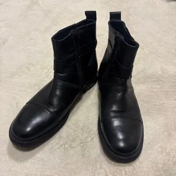 레어 STEFANOROSSI engineer boots side zip