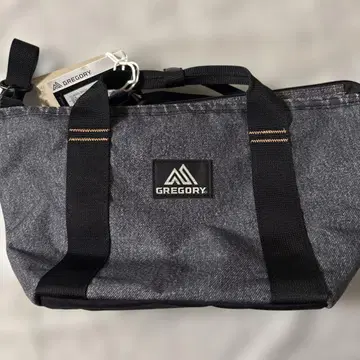 그레고리 블랙 데님 보트 토트 숄더백