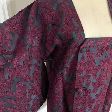 다이쇼 로망 쇼와 레트로 앤티크 겉옷 기모노 도유키 와양절충 비로드