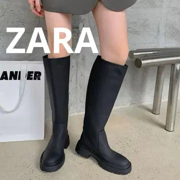 새상품급 [ ZARA ] 롱 부츠 37