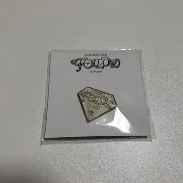 SEVENTEEN follow 도쿄 핀 배지