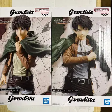 Grandista 진격의 거인 엘렌 & 리바이 피규어 세트