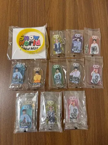 SnowMan 러버 밴드 이와모토 테루 부적 키링