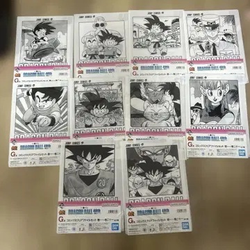 제일복권 DRAGON BALL 40th~그 제~ 클리어 파일 묶음 판매