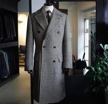 [ 새상품 ] 하운드투스 더블 체스터 코트 롱 코트 가을/겨울 모드