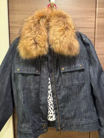 HARMONIC 퍼 포함 데님 자켓