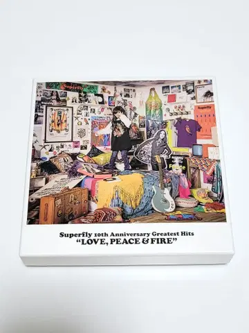 Superfly 초회 한정판 LOVE,PEACE&FIRE
