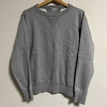 HINOYA 히노야 양V 빈티지 맨투맨 40 그레이