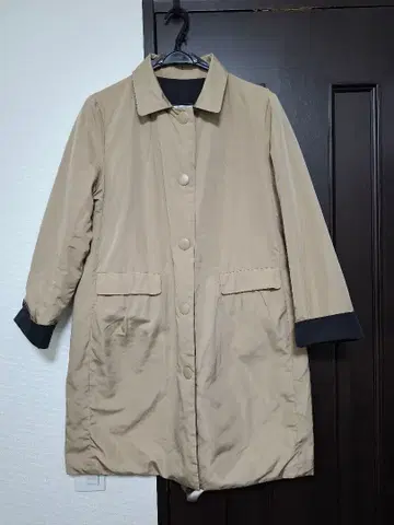 두클라쎄 매지컬 써모 베이지 트렌치풍 코트 L
