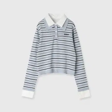 더블 컬러 보더 디자인 니트 eimy istoire