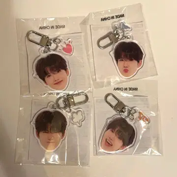 TREASURE 얼굴 아크릴 키링 희로애락 준규 컴프 세트