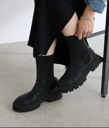 새상품! RIVE DROITE! R.good 볼륨 사이드 고어 부츠