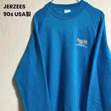 90s USA JERZEES 맨투맨 원포인트 자수 로고