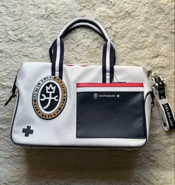 CASTELBAJAC 보스턴 백 화이트