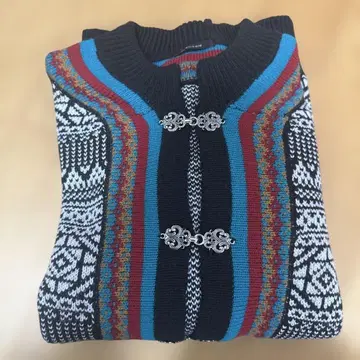 JEANASIS 지나시스 티롤리안 가디건 가디건 기하학