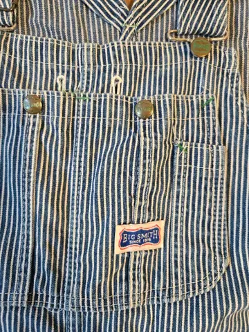 BIGSMITH 오버롤 스트라이프