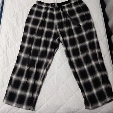 쓰리 페이스 옴브레 체크 이지 팬츠