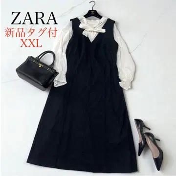 [택 포함 새상품] ZARA 자라 오버롤 스커트 원피스 3L 롱 기장