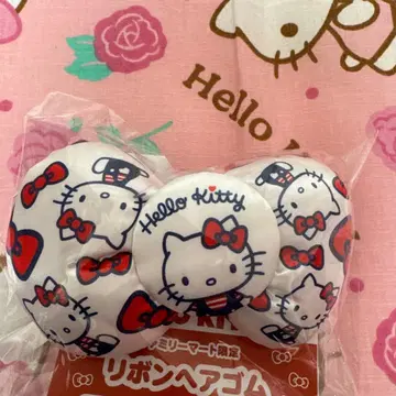 헬로키티 리본 머리끈
