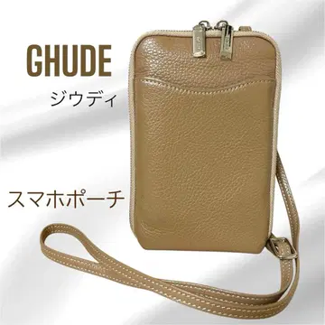 [ 미사용품 ] 지우디 스마트폰 숄더 이탈리아 가죽 천연 가죽