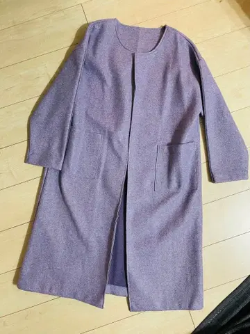 un dix cors 노카라 롱 코트