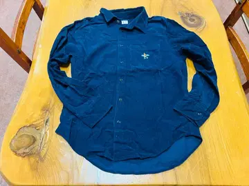 TES 네이비 긴팔 셔츠 M 코듀로이 원단