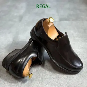 [ 미사용품 ] REGAL 리갈 가죽 슬립온 로퍼 24cm 남녀
