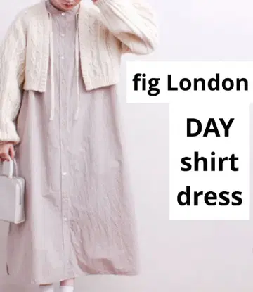 fig London 셔츠 원피스 오