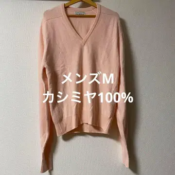 Saks Fifth Avenue 캐시미어 니트 스웨터 핑크