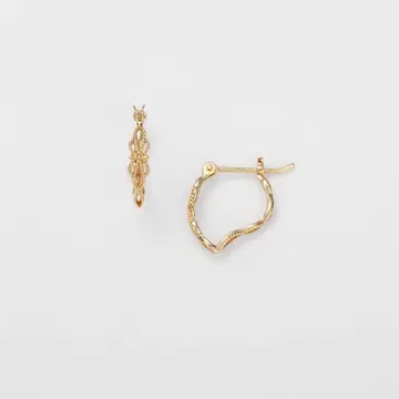 agete k10 후프 귀걸이