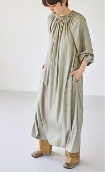 TODAYFUL 넥 개더 드레스 36