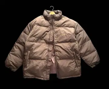 [ 새상품급 ] 골든 베어 남성용 다운 자켓 빅 사이즈 XL 브라운 로고