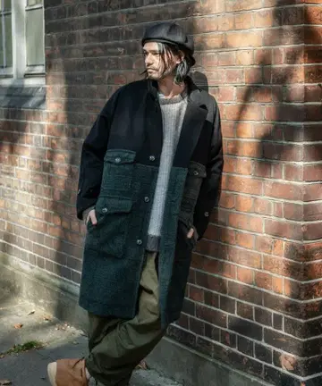 glamb Bishop long coat size