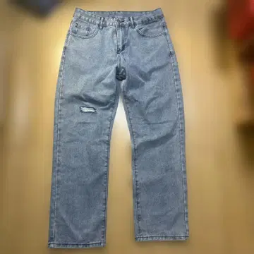 MANFINITY 데미지 가공 스트레이트 청바지 S