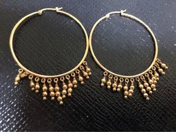 코코슈닉 K10 YG/WG 후프 귀걸이