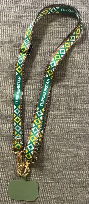 오사카 간사이 엑스포 투르크메니스탄 파빌리온 스마트폰 스트랩 쇼핑백 포함