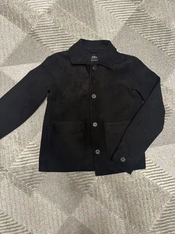 블랙 스웨이드풍 캐주얼 자켓 ZARA