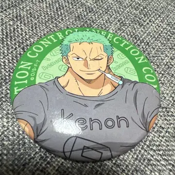 ONEPIECE 감염 예방 메시지 캔뱃지 조로