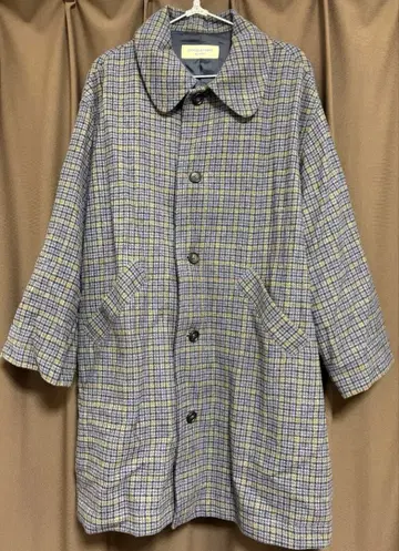 [가격 인하] BEAMS BOY 체크 무늬 코트