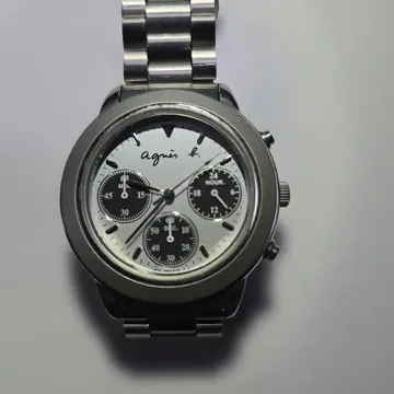 에네스베 쿼츠 크로노그래프 손목시계 중고품