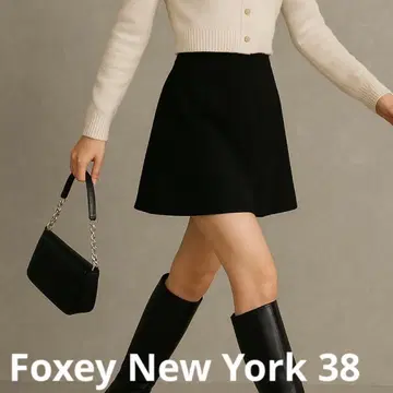 새상품급 폭시 뉴욕 노카라 타이트 무릎 기장 스커트