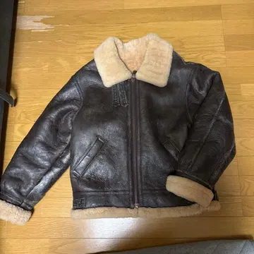 무스탕 자켓 다크 브라운