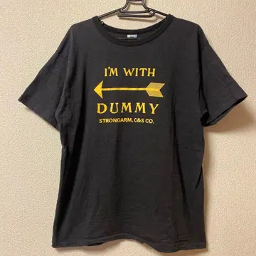 I'M WITH DUMMY 셔츠 XL 블랙