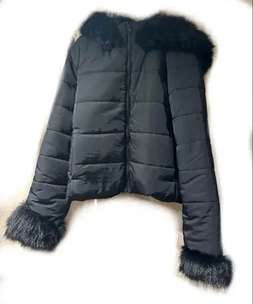 벨트 포함 퍼 충전솜 다운 자켓[kd36]GRL