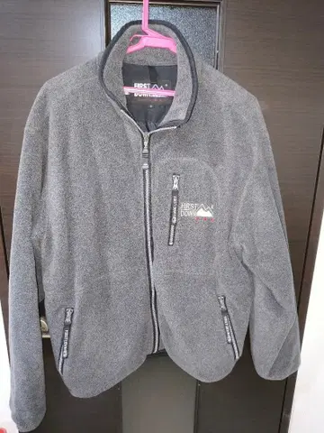 FIRST DOWN 플리스 자켓 S 사이즈 그레이