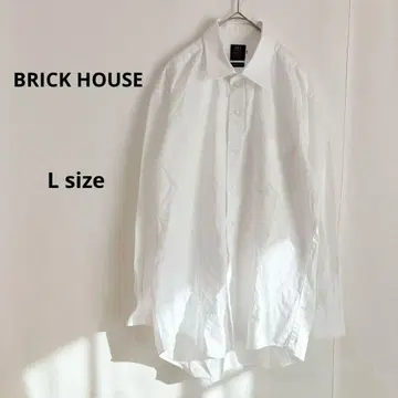 BRICK HOUSE 브릭하우스 와이셔츠 L-82 칠부 소매 코튼
